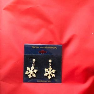 Austrian crystalSnowflake earrings